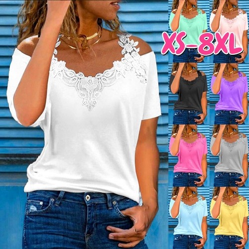 Damen neck shirt - damen, t-shirt