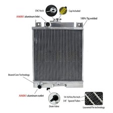 Alu Kühler für 1989-1994 Suzuki Swift / GTi MT 1990 1991 1992 1993