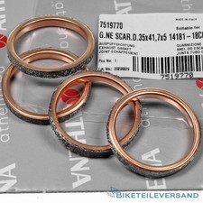 4X Auspuff Krümmerdichtung f