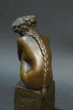 BRONZE FIGUR ' VIRGIN ' - SIGNIERT