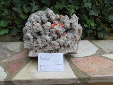 Mineralien Realgar Quarz Pyrit Bergbau Cavnic Rumänien Edelstein Esoterik