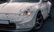 Einschussloch Aufkleber Set 15