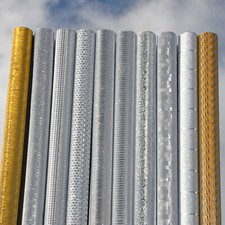 Geschenkpapier mit Glitzer silber - auch als Schrankpapier, besonders edel