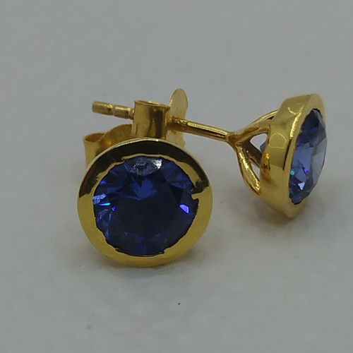 2ct blauer saphir - saphir, blende