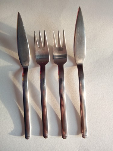 Fischbestek pott 2 gabeln - 33,,