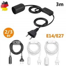 2/3X Netzkabel mit Schalter