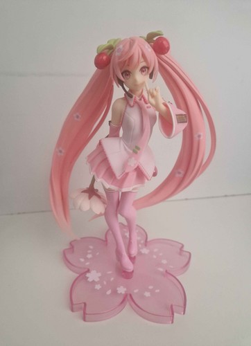 Sakura miku figure - miku, vocaloid