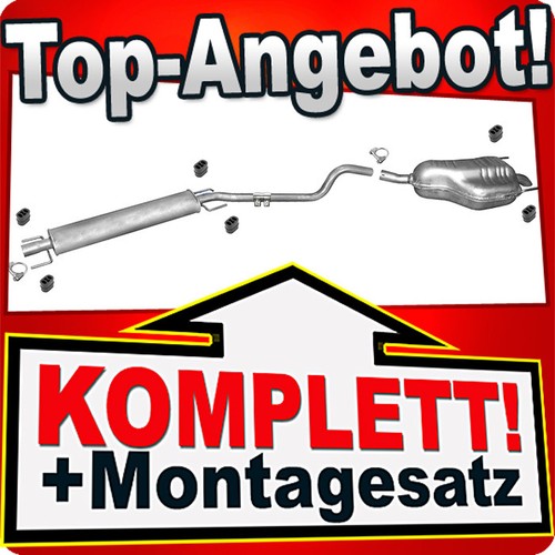 Auspuff für opel astra - auspuff, 1.6