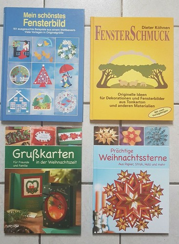Bastelbuch mit vorlagen - 4x,