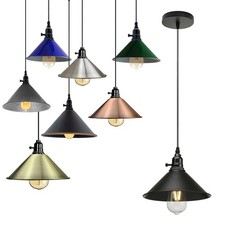 LED E27 Metall Deckenlampe