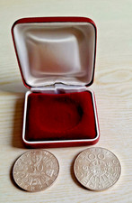 Österreich 100 und 50 Schilling Echte schwere Silber Münzen in Geschenk-Kassette