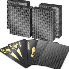 Plastik spielkarten 4er pack - plastik,