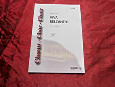 VIVA BELCANTO  für SATB Chor