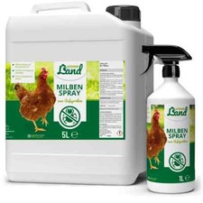Hühner Land Milben Spray für Hühner 6L Hühnerland Anti Milbenspray Mite