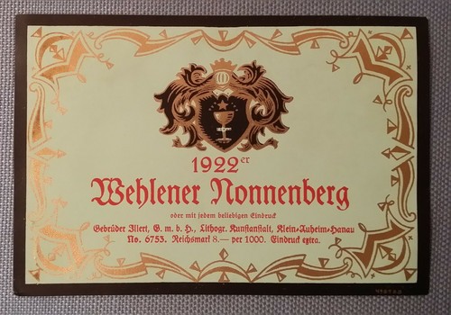 Altes weinetikett - altes,