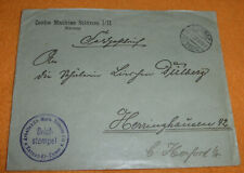 Bergbau Zeche Mathias Stinnes Essen Karnap Feldpost 1. WK Herringhausen Herford