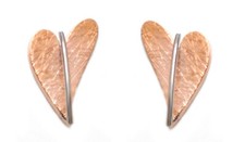 Herz Ohrstecker Ernstes Design