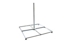 Flachdachständer 1m Mast