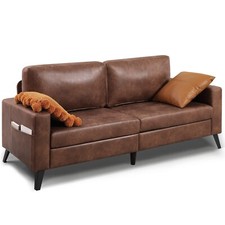 2m Sofa 3-Sitzer Couch Sessel Sitzmöbel Polstersofa Kunstleder Loungesofa