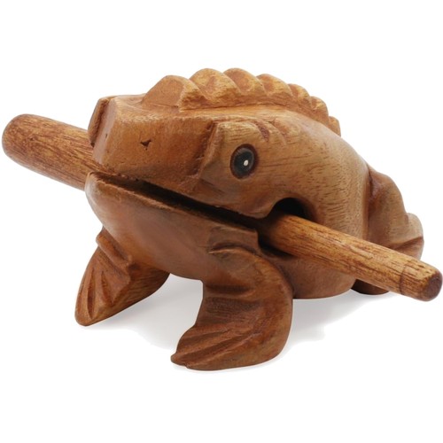 Holz frosch musikinstrument - frosch,