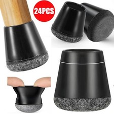 24 Stk Flexible Stuhlbein Schutzkappen Filzgleiter Bodenschutz Schoner Elastisch
