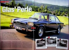 Oldtimer Markt 12/2012 Glas 3000 V8 mit 160PS in einer seltenen Vorstellung auf