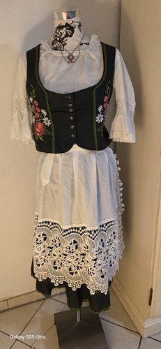 Vintage dirndl trachtenkleid - dirndl,