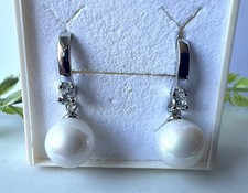 925 Silber Brautohrringe Ohrhänger Brautschmuck Hochzeit