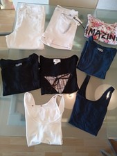 Bekleidungspaket damen mädchen Xs 34 Tops Oberteile Jeans edc hollister