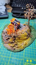 Warhammer 40k, Tabletop Games, Landspeeder crashed, Diorama, painted
