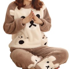 Damen Winter Pyjama Set