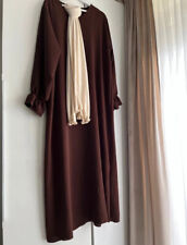 Abaya - Maxi Kleid - hijab - Jellaba - schwarz uzun elbise