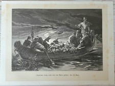 Chromolithograph Sepia