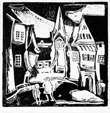 Christian Rohlfs : Street in