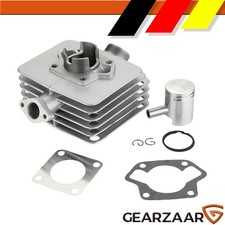50ccm Zylinder Set Geeignet für Simson S51 komplett Grauguss Kolbenbolzen Ø12mm
