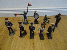 LINEOL ELASTOLIN Massefiguren 7 cm Soldaten Offizier Marine Wehrmacht WW WK 2