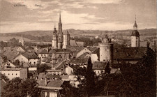 AK GRUSS AUS SCHLESIEN LAUBAN BZ LIEGNITZ VON DER SEITE GESEHEN 1917
