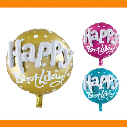 Geburtstag luftballons - 3d,