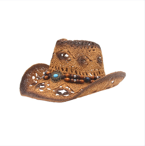 Stroh cowboyhut panama - stroh,