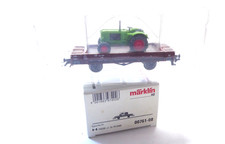 Märklin H0  00761-08 -  Flachwagen mit Traktor - H0  1:87  in OVP #0593