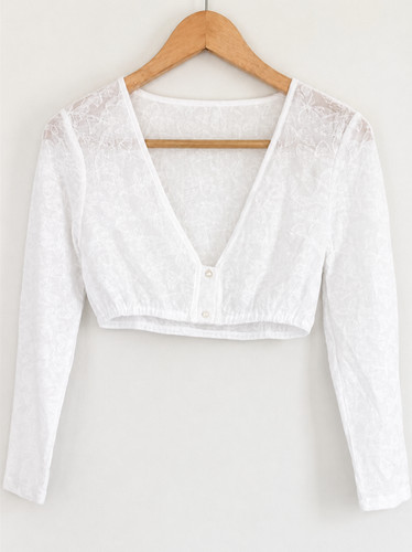 Dirndlbluse damen weiß - dirndlbluse,
