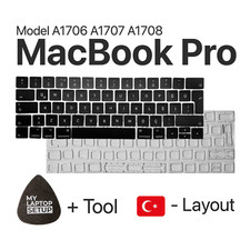 Ersatztaste für MacBook Pro (2016-2017) A1706 A1707 A1708 TR-Layout Türkisch