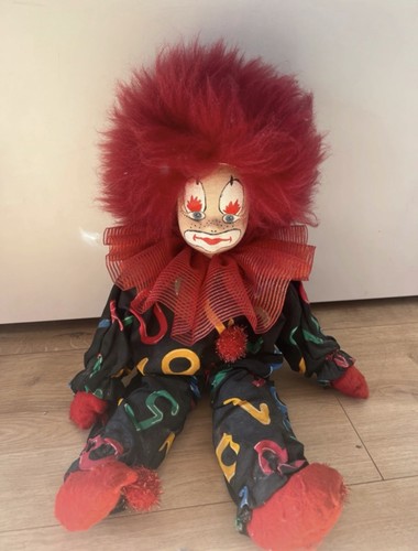 Vintage clownpuppe - vintage,