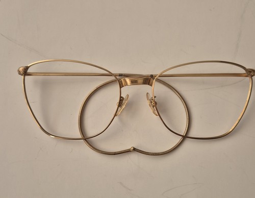 Antike brille vergoldet 60er - antike,