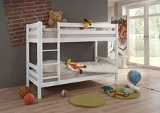 TiCAA TiCAA Etagenbett, Kinderbett, Stockbett Funktionsbett für Kinder mit