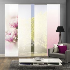 4er-Set Flächenvorhang