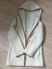 Natur Mantel, Größe 36, aus Schurwolle, Farbe Beige ungetragen 