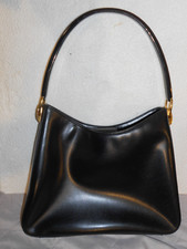 Escada Leder Handtasche, schwarz. neu