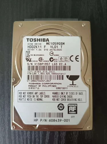 Toshiba mk1059gsm hdd2k11 - toshiba,