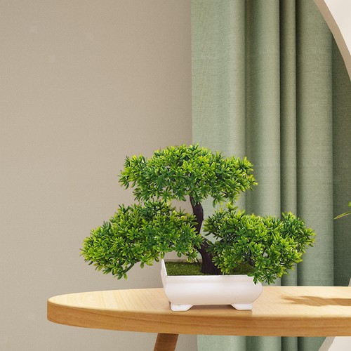 Künstlicher bonsai baum mit - künstlicher,